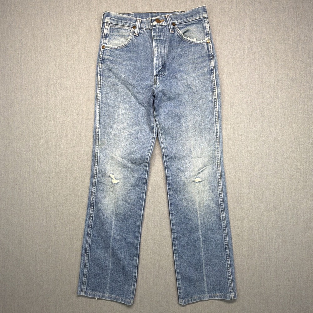Wrangler Jeans Mens 27x29 935DEN Cowboy‎ Cut Western Denim Straight Leg